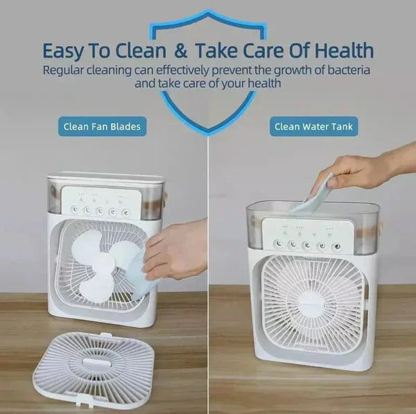 Portable Mist Air Conditioner Fan - Rechargeable