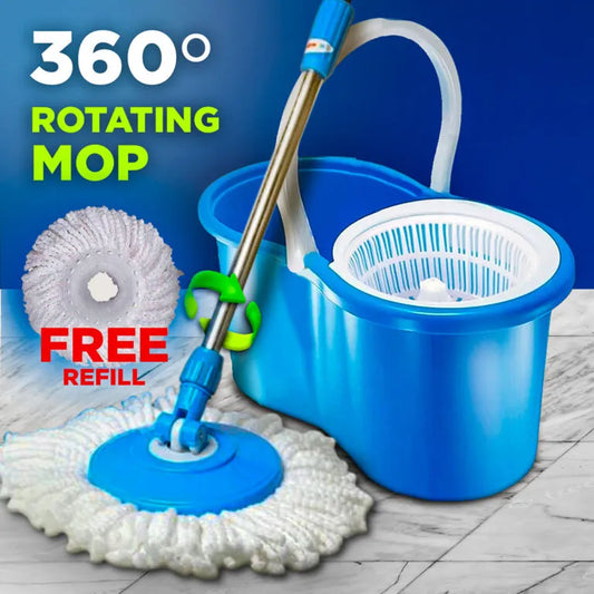 Magic Spin Mop Set – 360 Degree Microfiber Mop Head Home Clean Tools Microfiber