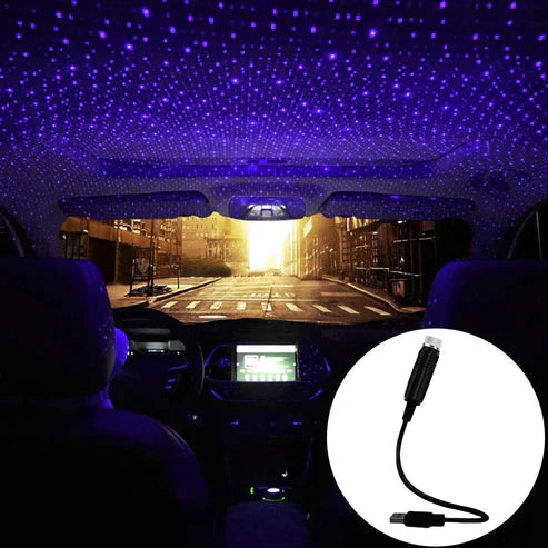 Romantic LED Starry Sky Car Roof Projection USB Portable Light