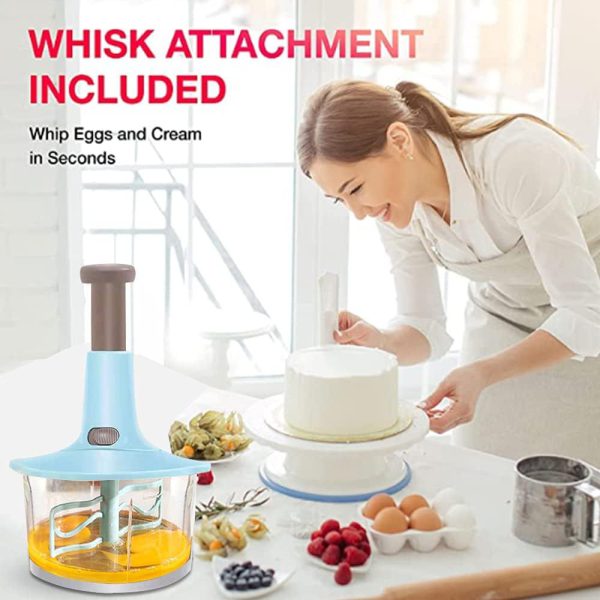 Hand Push Vegetable Chopper 1.5L/2L