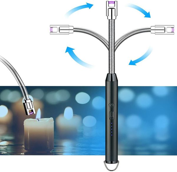 360° Rotatable & Flexible USB Chargeable Lighter