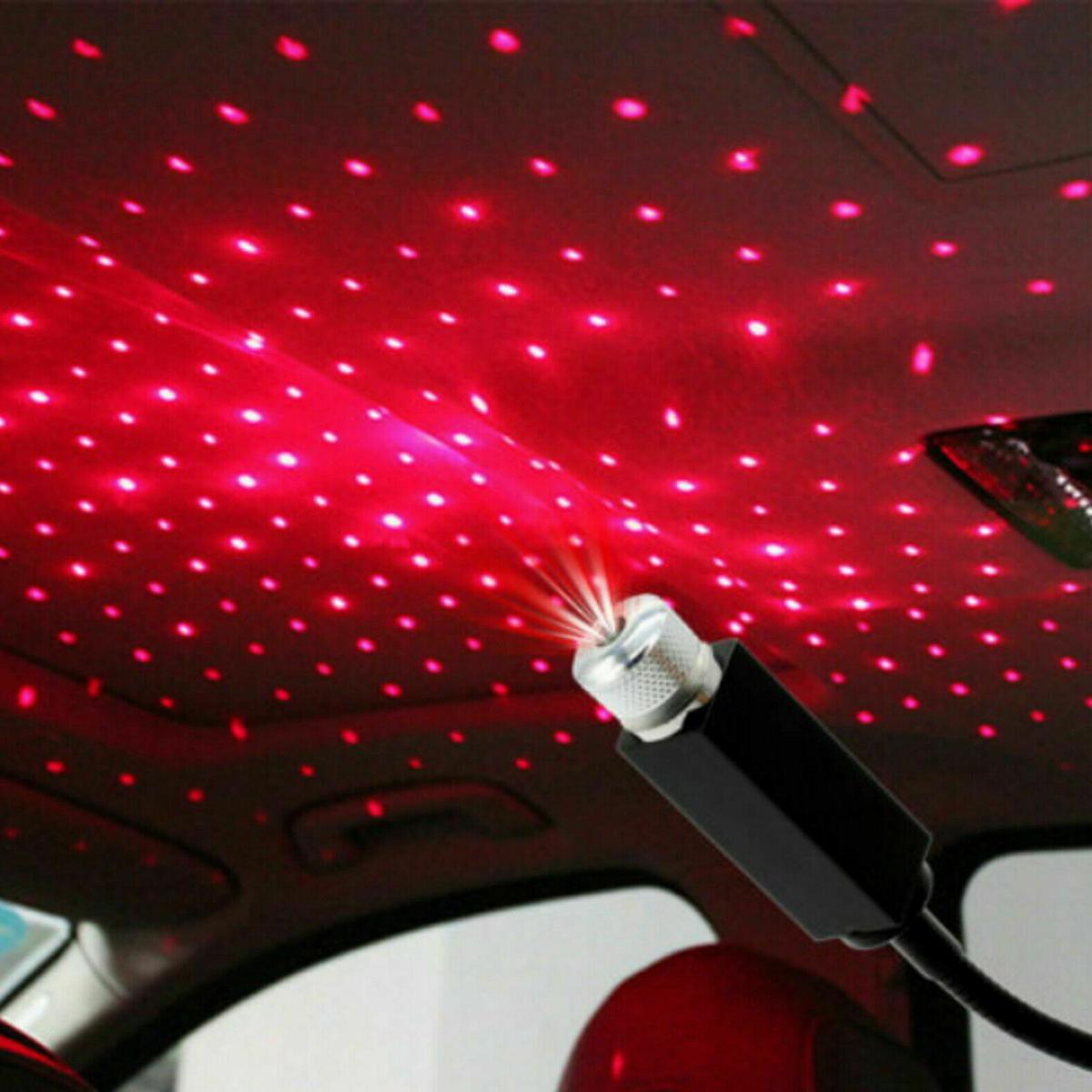 Romantic LED Starry Sky Car Roof Projection USB Portable Light