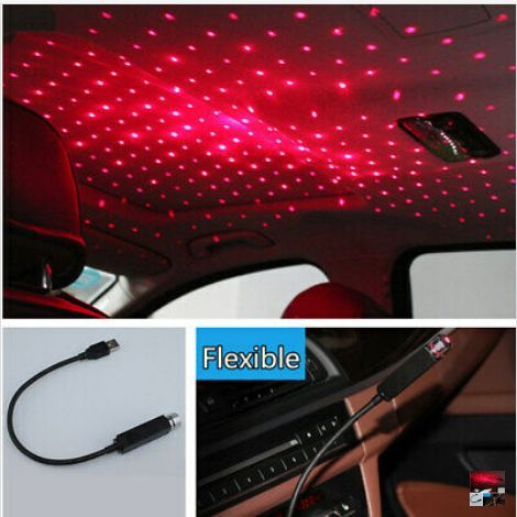 Romantic LED Starry Sky Car Roof Projection USB Portable Light